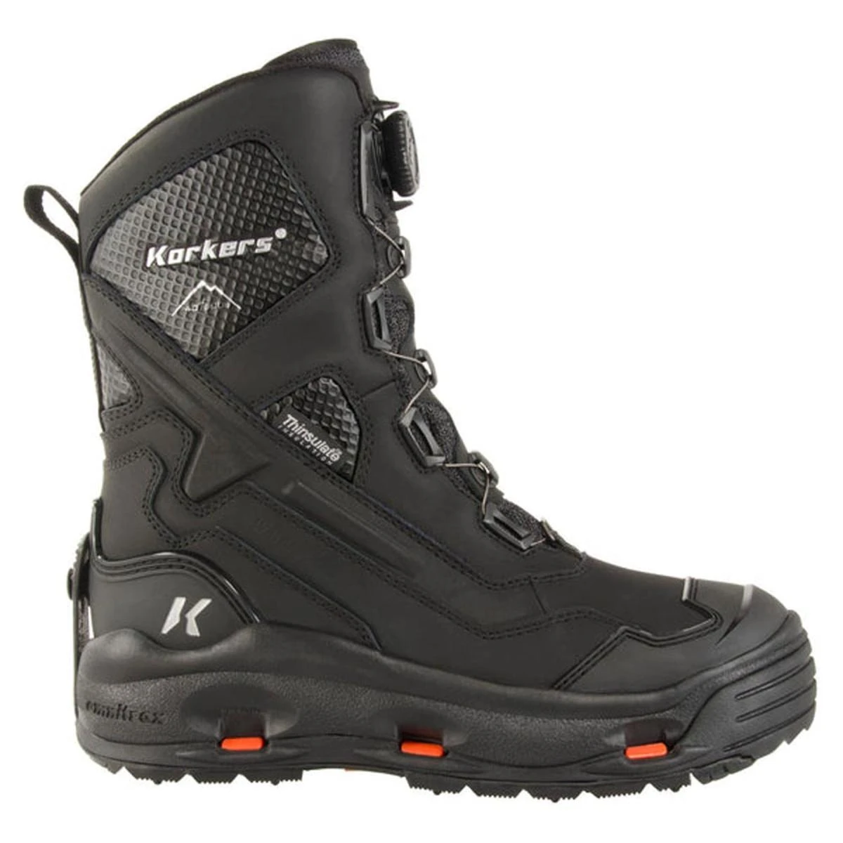 'Korkers' Men's Polar Vortex WP 600GR Winter - Black 7 'Korkers' Men's Polar Vortex WP 600GR Winter - Black - Image 5