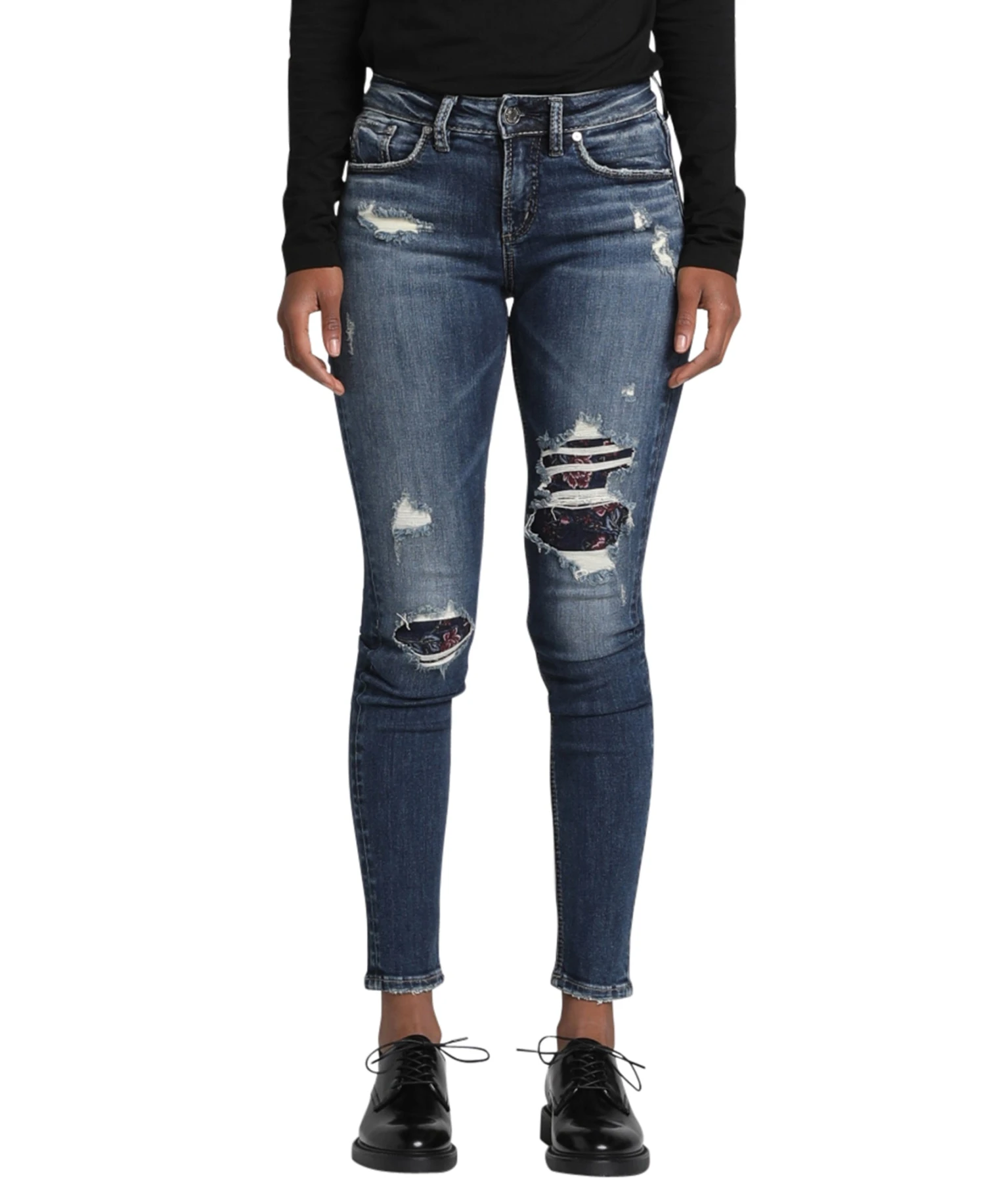 'Silver Jeans' Women's Avery High Rise Skinny - Indigo 3 'Silver Jeans' Women's Avery High Rise Skinny - Indigo