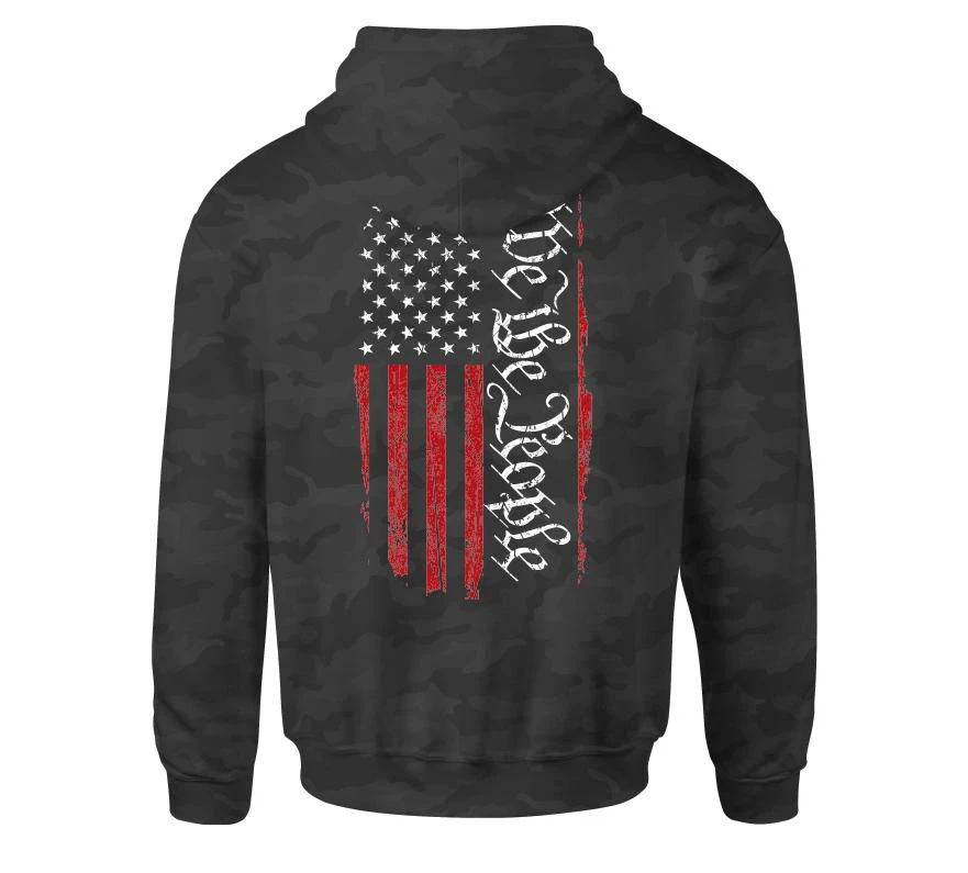'Howitzer' Men's People Zip Hood - Black Camo 3 'Howitzer' Men's People Zip Hood - Black Camo
