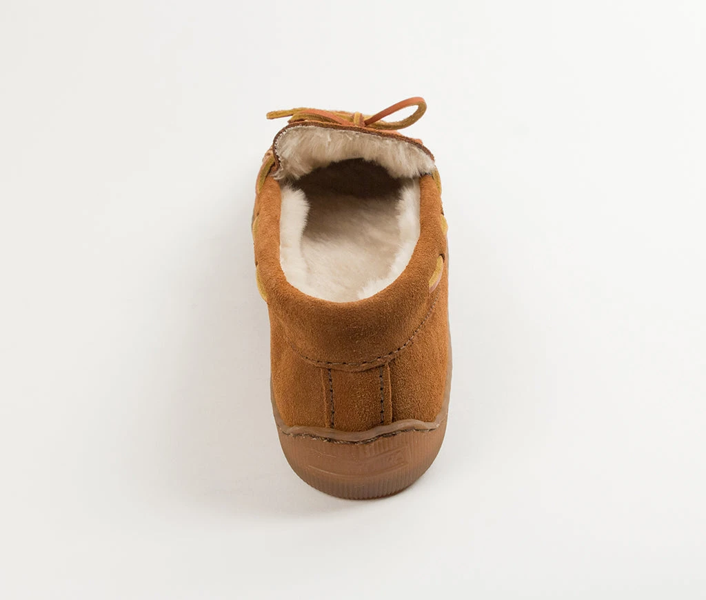 'Minnetonka' Men's Pile Lined Hardsole Moc Slipper - Brown (Ext. Sizes) 5 'Minnetonka' Men's Pile Lined Hardsole Moc Slipper - Brown (Ext. Sizes) - Image 3