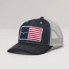 'Kimes Ranch' Men's Cody American Trucker Cap - Denim