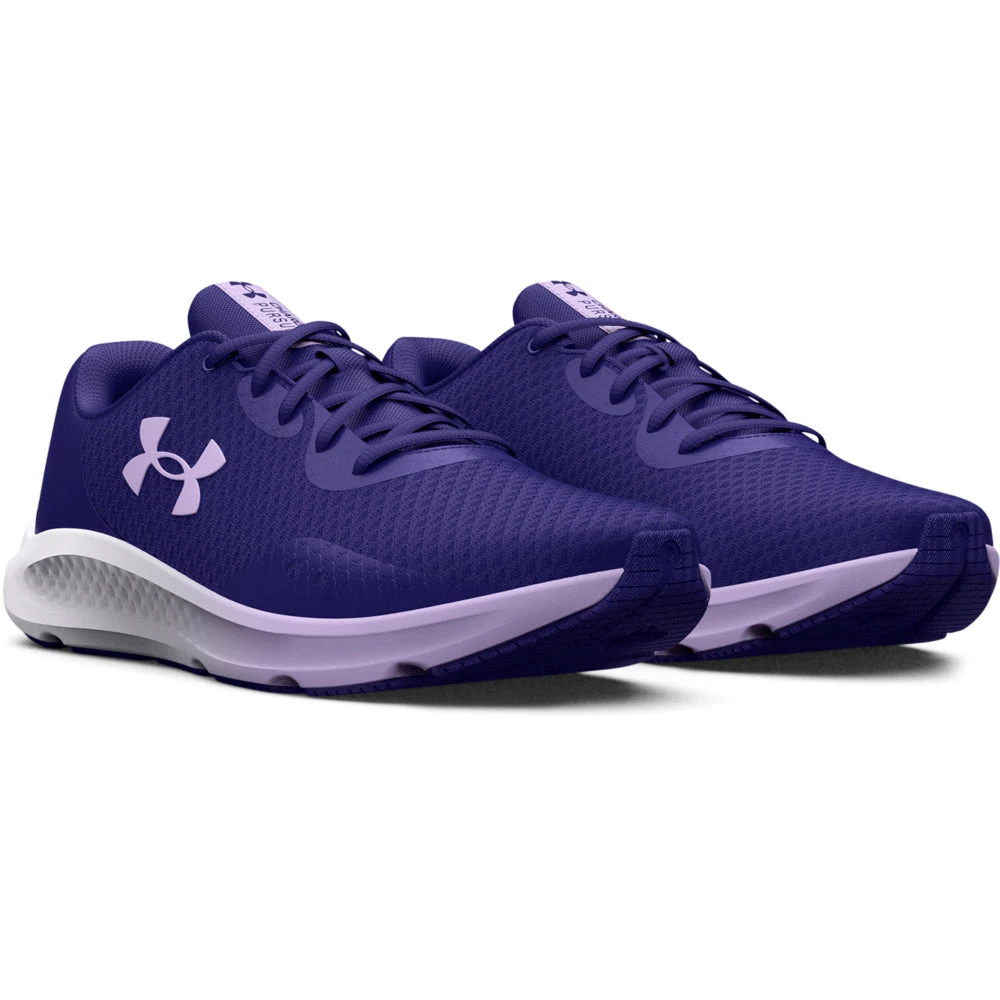 'Under Armour' Women's Charged Pursuit 3 - Sonar Blue / Nebula Purple 6 'Under Armour' Women's Charged Pursuit 3 - Sonar Blue / Nebula Purple - Image 4