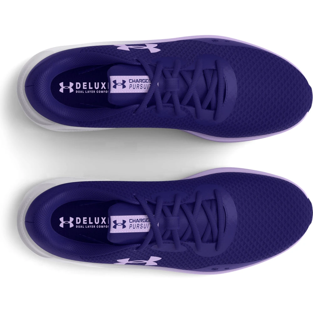 'Under Armour' Women's Charged Pursuit 3 - Sonar Blue / Nebula Purple 4 'Under Armour' Women's Charged Pursuit 3 - Sonar Blue / Nebula Purple - Image 2