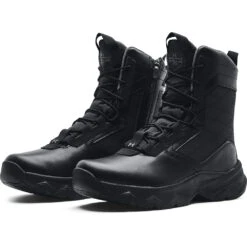 'Under Armour' Men's 8" Stellar G2 SR Side Zip Soft Toe - Black -Carhartt || Under Armour || The North Face Shop s7.3024949 001 PAIR 1024x1024@2x