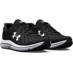 'Under Armour' Men's Charged Assert 10 - Black / White (Extra Wide) -Carhartt || Under Armour || The North Face Shop s7.3026176 001 PAIR 1024x1024@2x