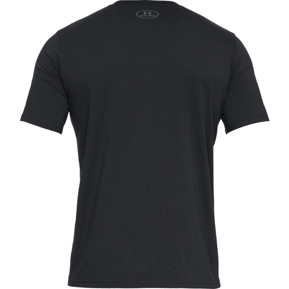 'Under Armour' Men's Boxed Sportstyle T-Shirt - Black / Graphite 7 'Under Armour' Men's Boxed Sportstyle T-Shirt - Black / Graphite - Image 5