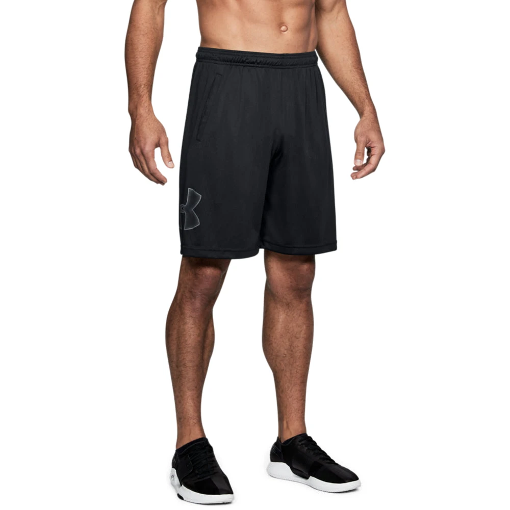 'Under Armour' Men's Tech Graphic Shorts - Black 4 'Under Armour' Men's Tech Graphic Shorts - Black - Image 2