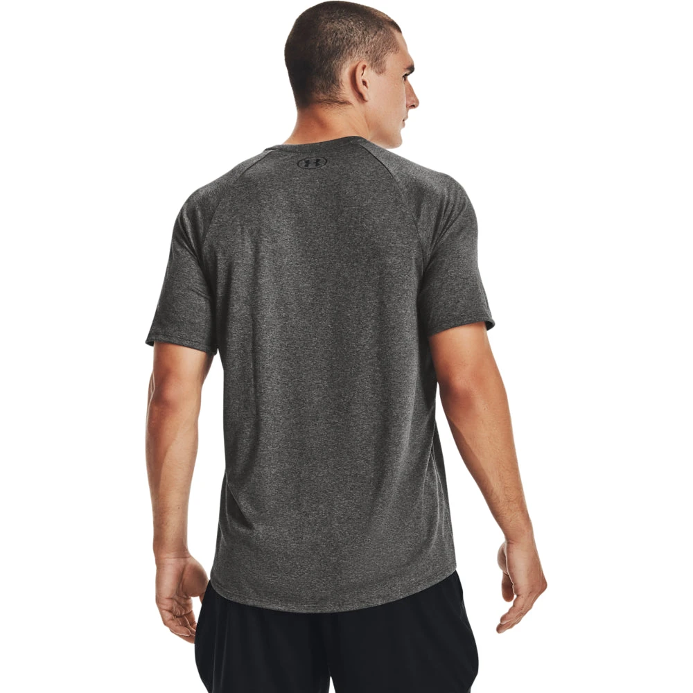 'Under Armour' Men's Tech 2.0 Tee - Carbon Heather 4 'Under Armour' Men's Tech 2.0 Tee - Carbon Heather - Image 2