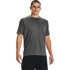 'Under Armour' Men's Tech 2.0 Tee - Carbon Heather