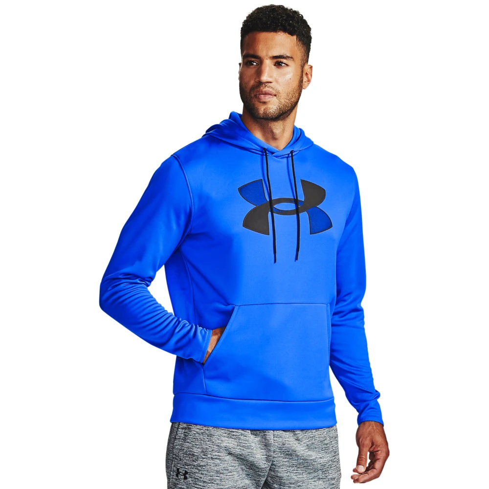 'Under Armour' Men's Armour Fleece® Big Logo Hoodie - Emotion Blue / Black 3 'Under Armour' Men's Armour Fleece® Big Logo Hoodie - Emotion Blue / Black