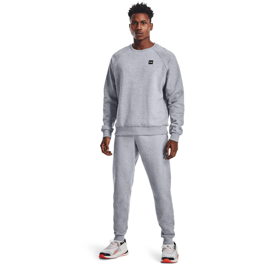 'Under Armour' Men's Rival Fleece Joggers - Mod Grey Light Heather 6 'Under Armour' Men's Rival Fleece Joggers - Mod Grey Light Heather - Image 4