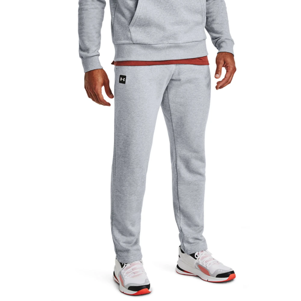 'Under Armour' Men's Rival Fleece Pants - Mod Grey Light Heather 5 'Under Armour' Men's Rival Fleece Pants - Mod Grey Light Heather - Image 3