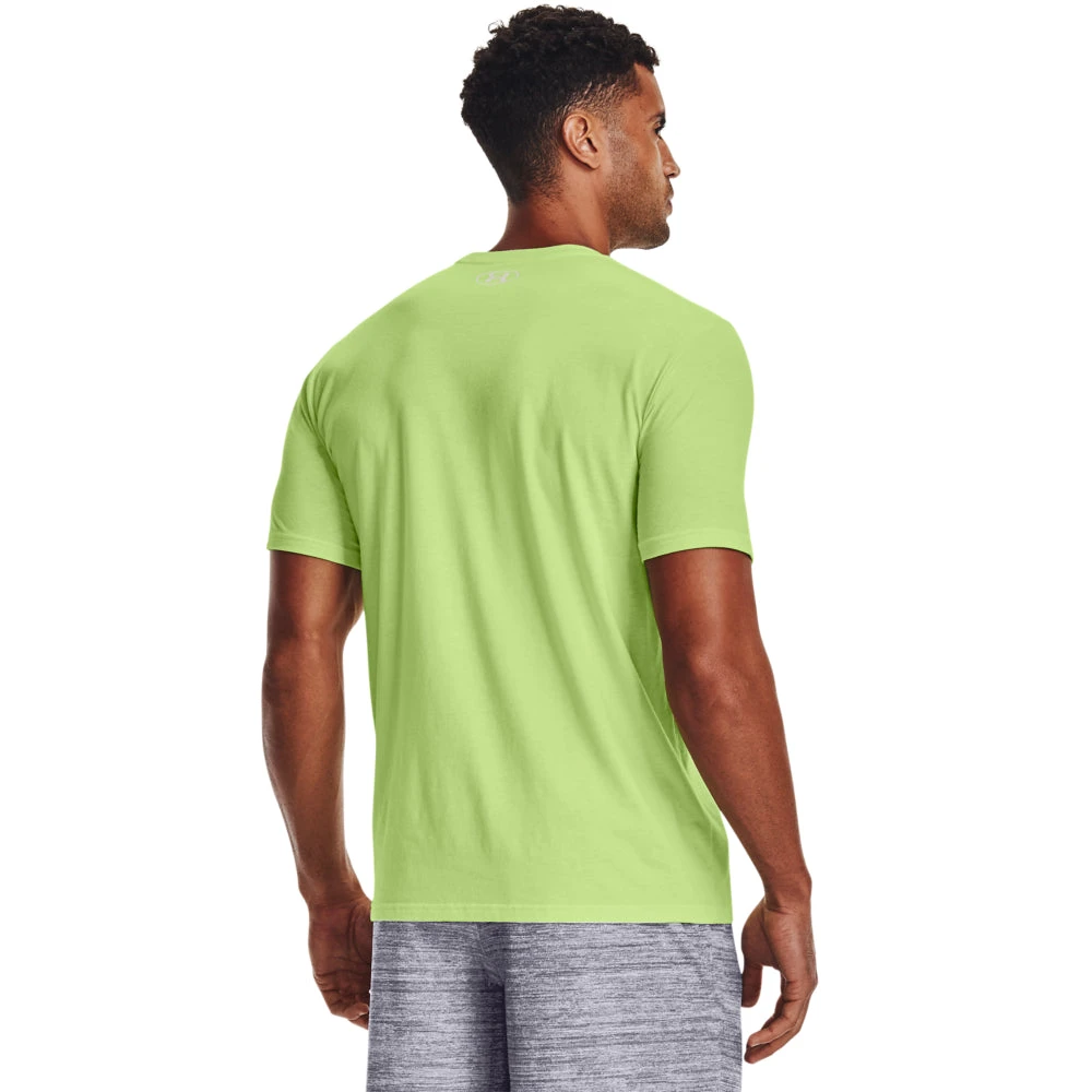 'Under Armour' Men's Fish Strike T-Shirt - Lime Foam / Stone 5 'Under Armour' Men's Fish Strike T-Shirt - Lime Foam / Stone - Image 3
