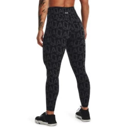 'Under Armour' Women's Meridian Print Ankle Leggings - Black / Jet Grey / Met Silver -Carhartt || Under Armour || The North Face Shop s7.V5 1369006 003 BC 1024x1024@2x
