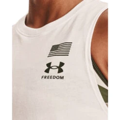 'Under Armour' Women's Freedom Repeat Muscle Tank - Onyx White / Marine OD Green -Carhartt || Under Armour || The North Face Shop s7.V5 1370071 112 COLLAR 1024x1024@2x
