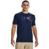'Under Armour' Men's Freedom Hook T-Shirt - Academy / Red -Carhartt || Under Armour || The North Face Shop s7.V5 1370304 408 FC 1024x1024@2x
