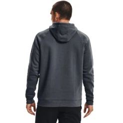'Under Armour' Men's Freedom Fleece Hoodie - Pitch Gray / Toddy Green -Carhartt || Under Armour || The North Face Shop s7.V5 1370805 012 BC 1024x1024@2x