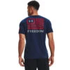 'Under Armour' Men's Freedom Banner T-Shirt - Academy / Red -Carhartt || Under Armour || The North Face Shop s7.V5 1370818 409 BC MAIN 1024x1024@2x