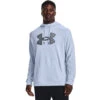'Under Armour' Men's Fleece® Big Logo Hoodie - Oxford Blue -Carhartt || Under Armour || The North Face Shop s7.V5 1373352 706 FC 1024x1024@2x