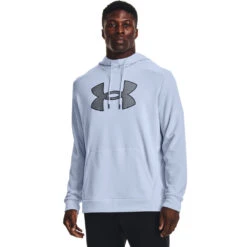 'Under Armour' Men's Fleece® Big Logo Hoodie - Oxford Blue
