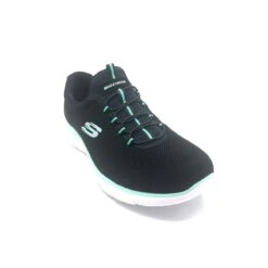 'Skechers' Women's Summits-Cool Classic - Black / Turquoise -Carhartt || Under Armour || The North Face Shop skecherssummits1 5695b439 f124 4e25 be73 278bc6b81bc7 1024x1024@2x