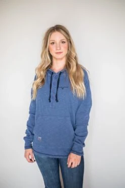 'Kimes Ranch' Women's Sunrise Hoodie - Navy