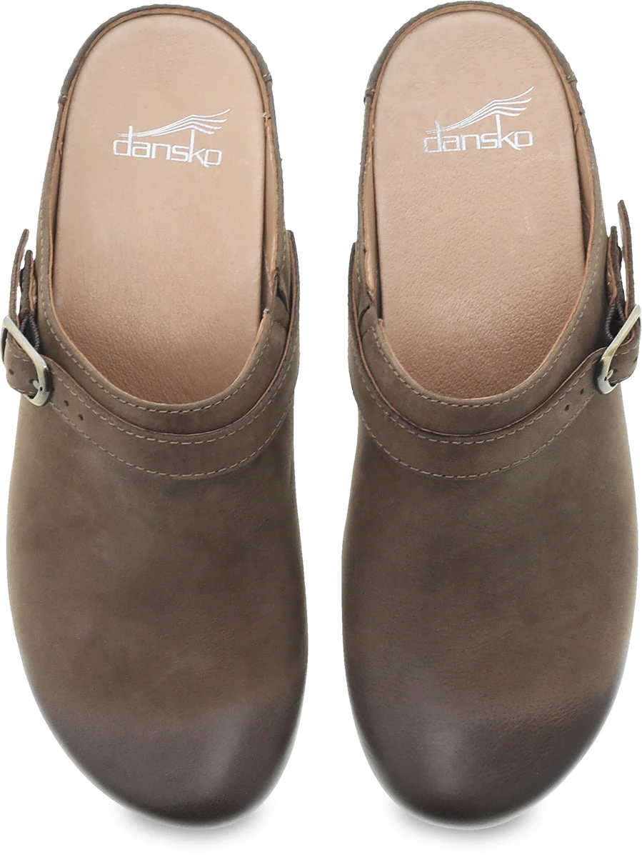 'Dansko' Women's Berry - Mushroom Burnished Nubuck 4 'Dansko' Women's Berry - Mushroom Burnished Nubuck - Image 2