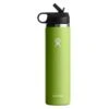 'Hydro Flask' 24 Oz. Wide Mouth W/Flex Straw Lid - Seagrass