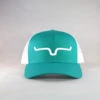 'Kimes Ranch' Men's Weekly Trucker Cap - Teal / White -Carhartt || Under Armour || The North Face Shop weekly trucker teal cap 1 1024x1024@2x